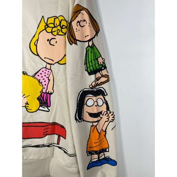 Peanuts Charlie Brown Group Characters Mens Graphic Sweatshirt XL 46-48 Snoopy - Picture 9 of 12